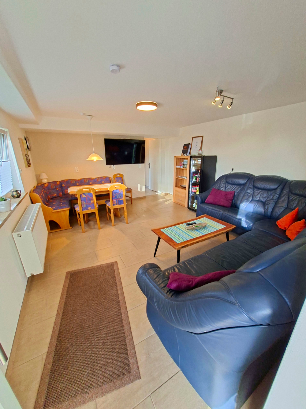 Wohnzimmer - Ferienwohnung "Am Steigerwaldrand" - www.apartment-steigerwald.de