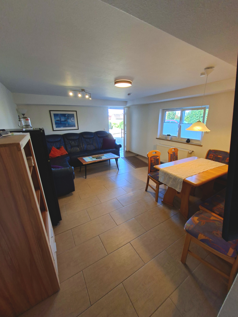 Wohnzimmer - Ferienwohnung "Am Steigerwaldrand" - www.apartment-steigerwald.de